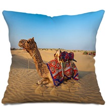 Camels In Desert Pillows 78512195