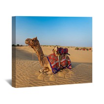 Camels In Desert Wall Art 78512195