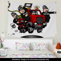 Camion Pompier Wall Art 20054449