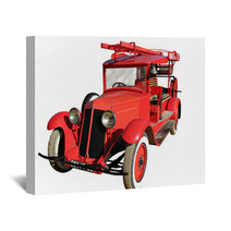 Camion Pompier Wall Art 4188002