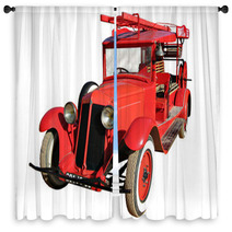 Camion Pompier Window Curtains 4188002