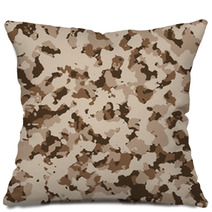 Camouflage Canves Texture Background Pillows 104180899