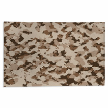 Camouflage Canves Texture Background Rugs 104180899