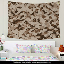 Camouflage Canves Texture Background Wall Art 104180899