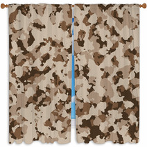 Camouflage Canves Texture Background Window Curtains 104180899