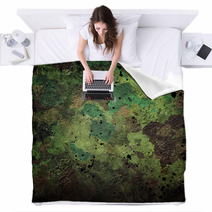 Camouflage Military Background Blankets 72430635