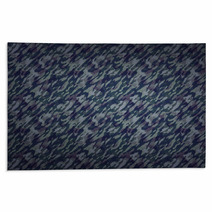 Camouflage Pattern Background - A Background With Camouflage Texture In Dark Colors. Rugs 93025477