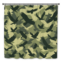 Camouflage Pattern Bath Decor 161553227
