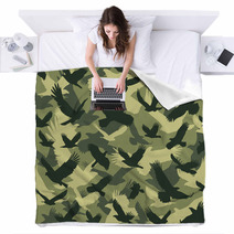 Camouflage Pattern Blankets 161553227
