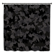 Camouflage Pattern Seamless Grey Guerilla Bath Decor 106172605