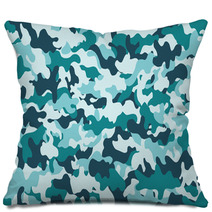 Camouflage Pattern Seamless Grey Guerilla Pillows 106172597