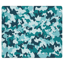 Camouflage Pattern Seamless Grey Guerilla Rugs 106172597