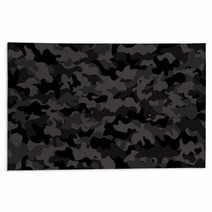 Camouflage Pattern Seamless Grey Guerilla Rugs 106172605