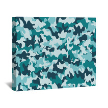 Camouflage Pattern Seamless Grey Guerilla Wall Art 106172597