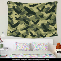 Camouflage Pattern Wall Art 161553227