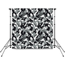 Camouflage Seamless Pattern Backdrops 71725902
