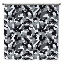 Camouflage Seamless Pattern Bath Decor 71725902