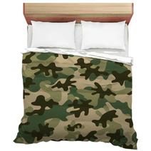 Camouflage Seamless Pattern Bedding 55112311