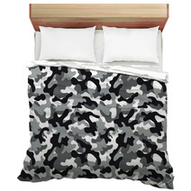 Camouflage Seamless Pattern Bedding 71725902