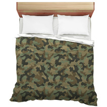 Camouflage Seamless Pattern Bedding 71725907