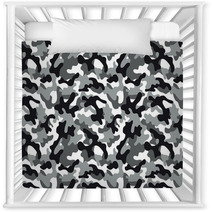 Camouflage Seamless Pattern Nursery Decor 71725902