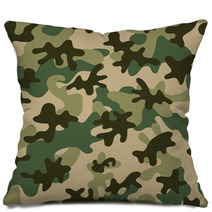 Camouflage Seamless Pattern Pillows 55112311