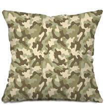 Camouflage Seamless Pattern Pillows 71725896