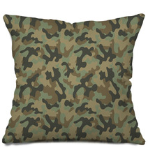 Camouflage Seamless Pattern Pillows 71725907