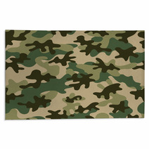 Camouflage Seamless Pattern Rugs 55112311
