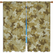 Camouflage Texture Window Curtains 84238907