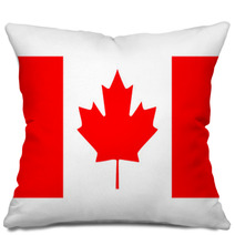 Canada Flag Isolated Vector Illustration Pillows 10184927