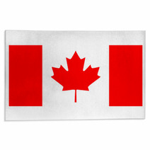 Canada Flag Isolated Vector Illustration Rugs 10184927