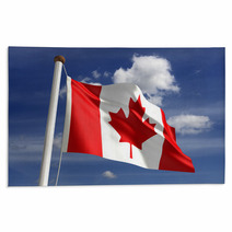 Canada Flag with Clipping Path Rugs 43374362