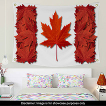 Canada Leaf Flag Wall Art 45059841