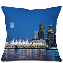 Canada Place, Vancouver, BC, Canada Pillows 8122432