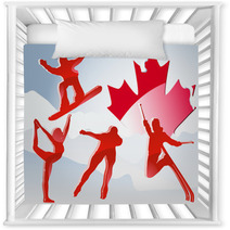 Canada Vancouver Winter Games 2010. Nursery Decor 20557644