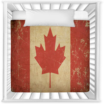 Canadian Aged Flat Flag Nursery Decor 54531197