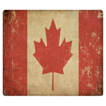 Canadian Aged Flat Flag Rugs 54531197