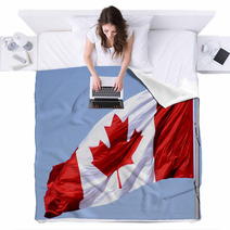 Canadian Flag Blankets 34241325