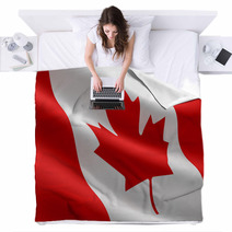 Canadian Flag Blankets 59092919