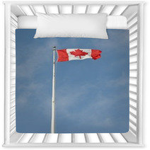 Canadian Flag Flying High Nursery Decor 61253832