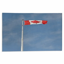 Canadian Flag Flying High Rugs 61253832