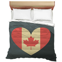 Canadian Flag Icon Bedding 66299753