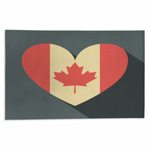 Canadian Flag Icon Rugs 66299753