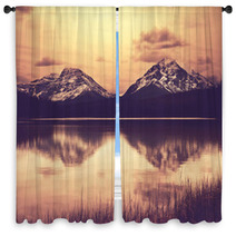 Canadian Mountains Window Curtains 66983757