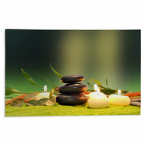 Candles And Stones For Spa Rugs 64113411