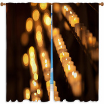 Candles In Temple Window Curtains 35664637