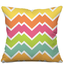 Candy Chevron Pattern, Seamless Background Pillows 49069380