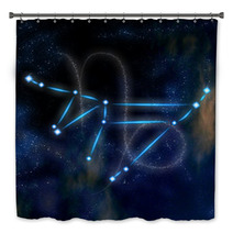 Capricorn Constellation And Symbol Bath Decor 38516404
