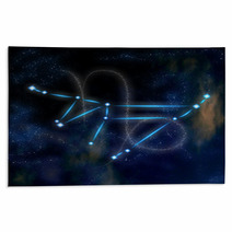 Capricorn Constellation And Symbol Rugs 38516404